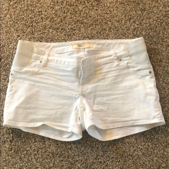 GAP Pants - Gap White Jean Maternity Shorts